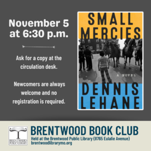 Brentwood Book Club (at the Brentwood Library this month!) @ Brentwood Recreation Center