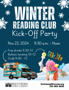 Winter Reading Club Kick Off Party @ Brentwood Public Library